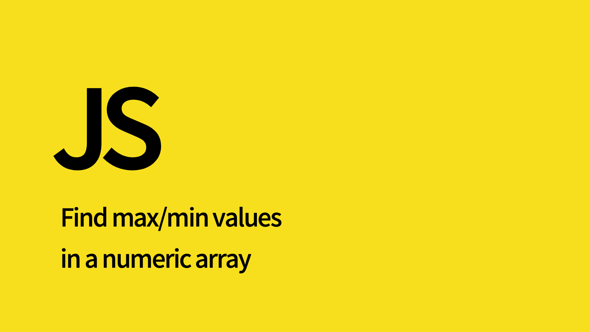 find-max-min-values-in-a-numeric-array